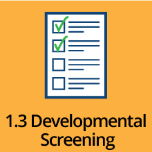 Developmental screening icon