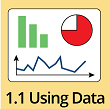 Using data icon
