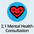 Mental health consultation icon